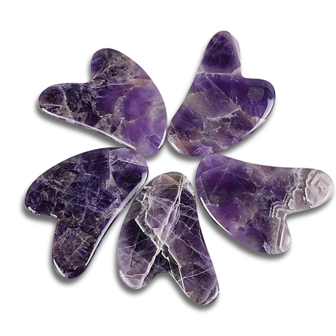 Amethyst Roller & Gua Sha Set