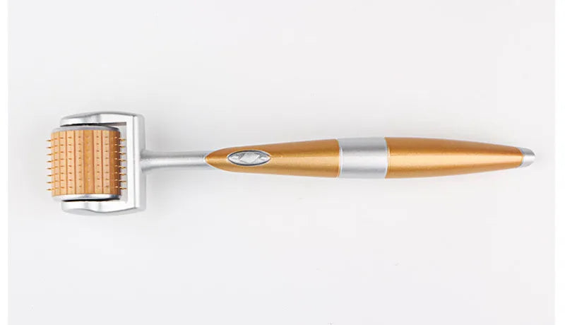 Gold 192 Titanium Micro Needle Face Roller – Glowing, Youthful Skin with Microneedling | Windaily