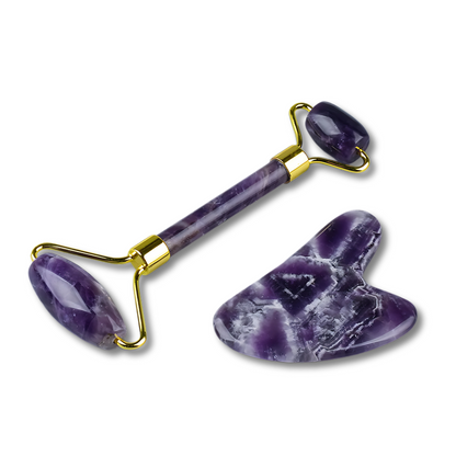 Amethyst Roller & Gua Sha Set